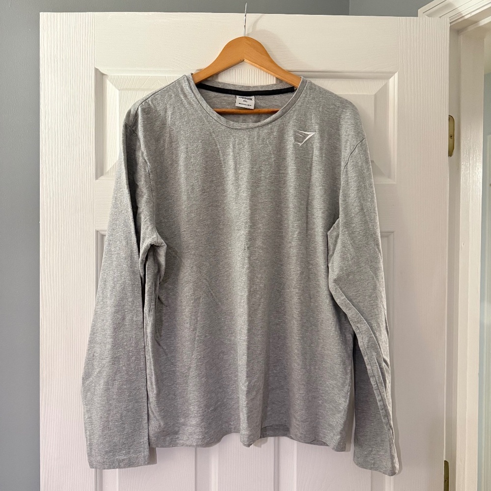 Gymshark Grey Long Sleeve Shirt XXL